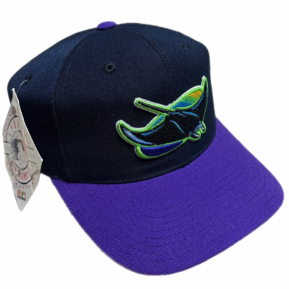Vintage 1990s Tampa Bay Devil Rays MLB Sports Specialties Wool Snapback NWT’s